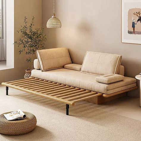 Day Bed Couch Living Room Small Spaces, Sofa 2 Seater Modern, 2 Seater Sofa Living Rooms, Sofa Come Bed Designs Modern, Small Office Sofa, Sofa Bed Alternatives, Bed In Living Room Ideas, Office With Sofa Bed, Bedroom Living Room Combo