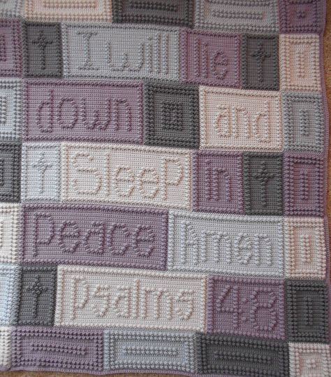 Ravelry: PSALMS 4:8 blanket by Jody Pyott Crochet Patterns Blanket, Crochet Bobble Blanket, Motifs Afghans, Bobble Blanket, Sleep In Peace, Crochet Dish Cloth Free Pattern, Crochet Chain Stitch, Bobble Stitch Crochet, Baby Boy Crochet Blanket