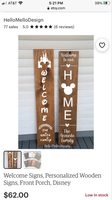 Disney Porch Sign, Disney Welcome Sign, Disney Welcome Sign Front Doors, Disneyland Welcome Sign, Disney Christmas Porch Sign, Mickey Home Sign, Fall Pallet Signs, Fall Pallets, Disney Craft