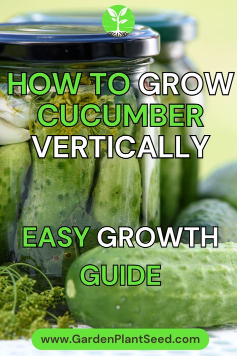 Growing cucumbers vertically is a fantastic way to maximize space in your garden and enjoy a bountiful harvest. If you have limited room or simply want to explore new gardening techniques, vertical cucumber growing is the perfect solution. In this comprehensive guide, we will walk you through the best practices and techniques for successfully growing cucumbers on trellises or other vertical structures. Grow Cucumbers Vertically, Grow Cucumber, Cucumber Growing, Growing Cucumbers Vertically, How To Grow Cucumbers, Grow Cucumbers, Composting Methods, Cucumber Varieties, Cucumber Plant