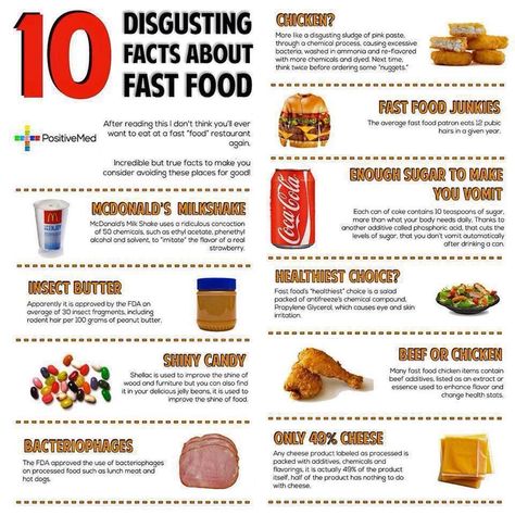 10 disgusting facts about fast food food crazy interesting omg wtf food facts Fast Food Facts, Eating Fast, Think Food, Foods To Avoid, Fast Food Restaurant, Food Facts, Junk Food, Health And Nutrition, Get Healthy