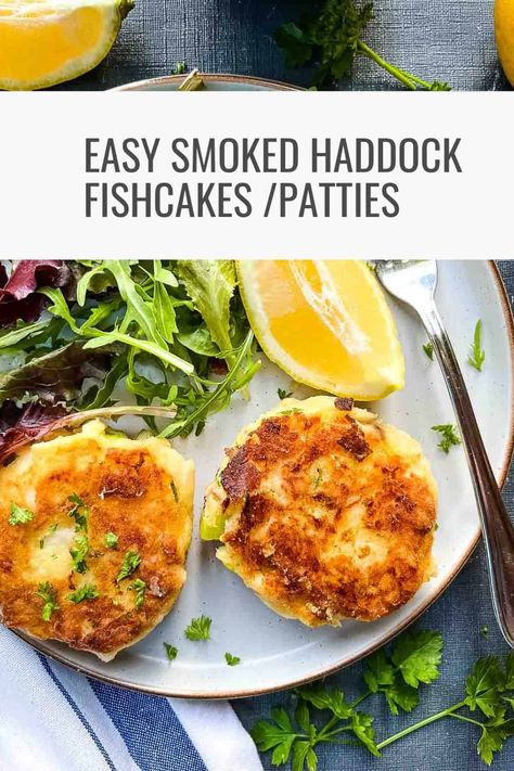 easy homemade smoked haddock fishcake recipe with simple step by step instructions Haddock Fish Cakes, Smoked Haddock Recipes, Homemade Fish Cakes, Fish Patties, Haddock Recipes, Smoked Haddock, Fish Cakes Recipe, Creamed Leeks, Easy Summer Dinners