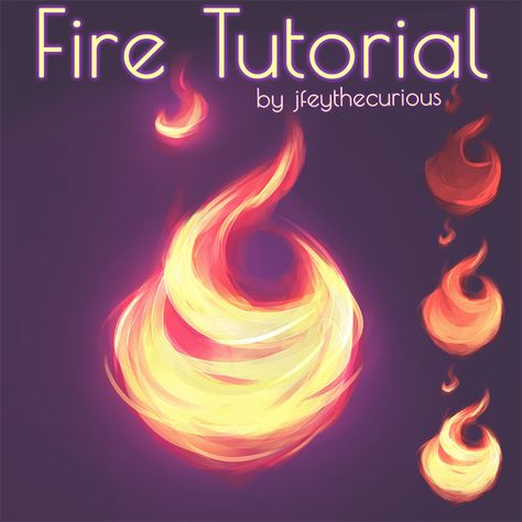 Today I will introduce an easy way for you to paint fire in Clip Studio Paint!Good news, for this tutorial I used some of the default watercolor brush... Tutorial Sobre Arte Digital, Clip Studio Paint Tutorial, Drawing Flames, Fire Drawing, Glowing Art, Digital Painting Tutorials, Clip Studio Paint, Fantasy Illustration, Art Tutorials Drawing