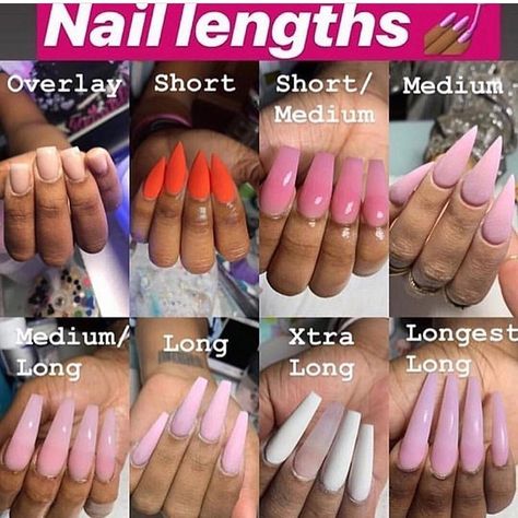 𝗣𝗼𝘀𝘁𝗮𝗴𝗲 🤍. on Instagram: “Long / Medium * How about you? ••••••••••••••••••••••••••••••••••••. (If viewing follow @cecepostz_ for more 🤗)…” Acrylic Nail Shapes, Light Nails, Basic Nails, Almond Acrylic Nails, Unique Acrylic Nails, Ballerina Nails, Nail Length, Birthday Nails, Nail Arts