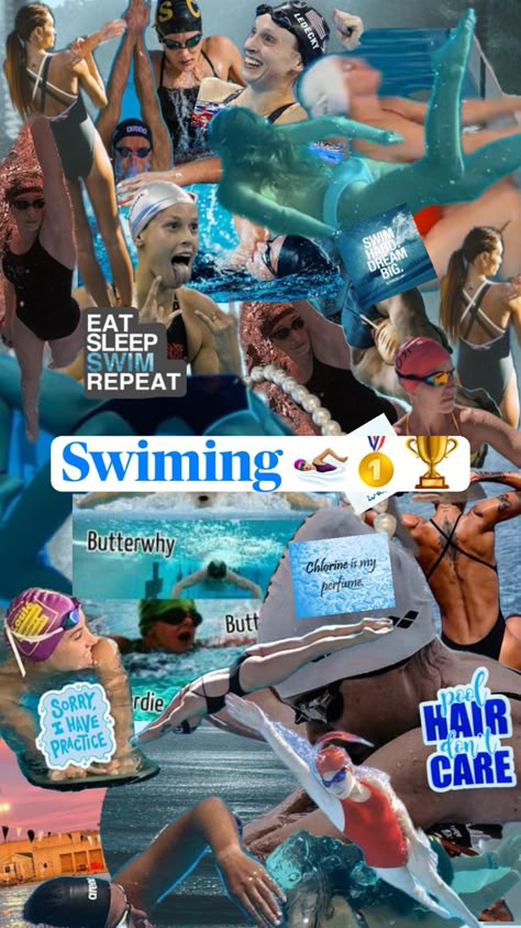 #swim #photos of swim #swim wallpaper Swimmer Wallpaper Iphone, Swim Astethic, Swimming Wallpaper Iphone, Swim Poster Ideas, Swimmer Wallpaper, Swimming Wallpaper, Swim Motivation, Swim Team Pictures, Swim Team Party