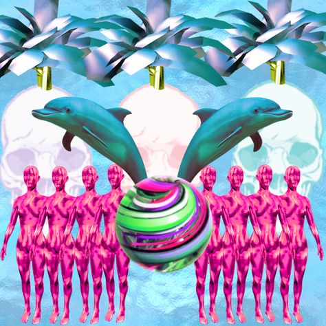 #dolphins #seapunk #seapunkcrew #3d #art Dolphin Pixel Art, Sea Punk, Sea Queen, Space Cadet, Punk Aesthetic, Vaporwave Aesthetic, Computer Art, Glitter Girl, Glitch Art