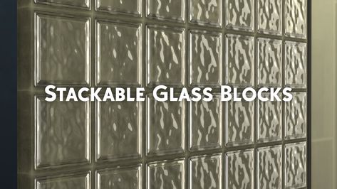 Stackable Glass Blocks | littledica on Patreon Glass Block Windows, Furniture Cc, Play Sims, Free Sims, Sims Games, Sims 4 Mm, Sims 4 Cc Furniture, Glass Block, Best Sims