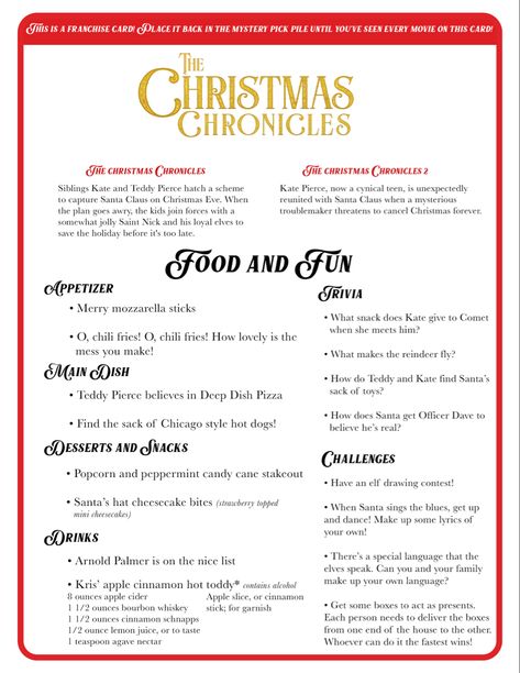 Christmas Movie Themed Party Food, Christmas Movies Dinner Ideas, Christmas Movies Theme Dinner, Christmas Movie Dinner Ideas For Kids, Christmas Family Movie Night Ideas, Christmas Movie Food And Fun, Christmas Dinner And Movie Ideas, Christmas Movie Night Dinner Ideas, Christmas Movie Meals