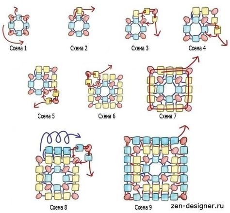 Seed Bead Tutorials, Bead Loom Designs, Beading Jewelery, Bead Weaving Patterns, Handmade Jewelry Tutorials, Seed Bead Tutorial, Beaded Earrings Patterns, Beaded Crafts, Bead Stitching