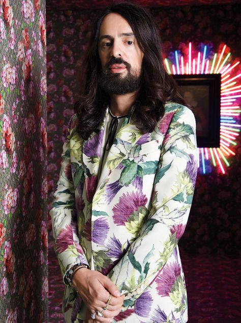 Alessandro Michele’s vision for Gucci is more eclectic magpie than sexed-up glamazon Alessandro Michele Gucci, A$ap Rocky, Jaden Smith, Gucci Designer, Lenny Kravitz, Gucci Fashion, Alessandro Michele, Fashion People, Italian Fashion Designers