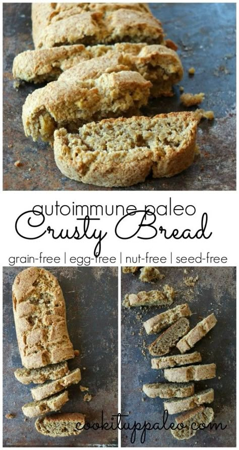 Aip Bread, Aip Baking, Autoimmune Protocol Recipes, Autoimmune Paleo Diet, Autoimmune Recipes, Grain Free Bread, Autoimmune Paleo Recipes, Aip Paleo Recipes, Autoimmune Diet