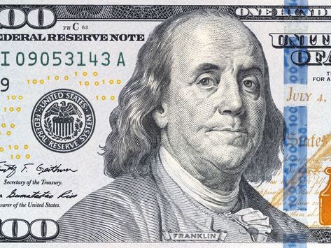 Benjamin Franklin Was a Middle-Aged Widow Named Silence Dogood (And a Few Other Women) | Smart News | Smithsonian One Hundred Dollar Bill, Free Sweepstakes, Foto Macro, Dollar Banknote, 100 Dollar Bill, American Dollar, Definition Of Success, Business Stock Photos, Ben Franklin