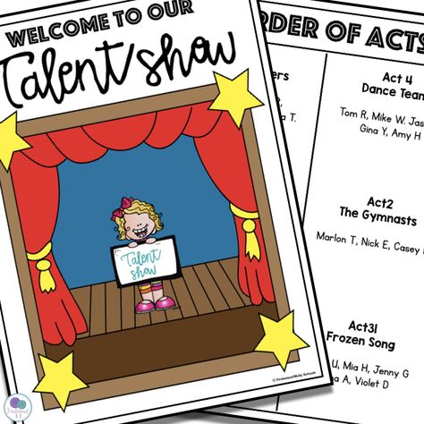 End Of The Year Activities – Host A Talent Show! Interactive Writing, School Schedule, Writing Templates, Dance Routines, Talent Show, Teacher Blogs, Student Writing, First Grade, Small Groups