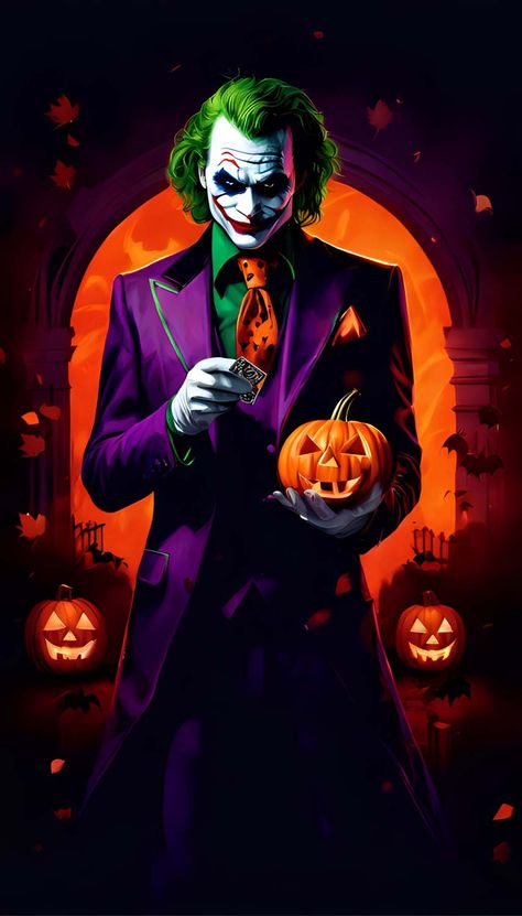 Joker Halloween Pumpkins iPhone Wallpaper 4K - iPhone Wallpapers Joker Wallpaper Full Hd, Joker Wallpaper Full Hd 4k, Wallpaper Full Hd 4k, All Jokers, Joker Wallpaper, Jokers Wild, Neon Cyberpunk, Iphone Wallpaper 4k, Joker Halloween