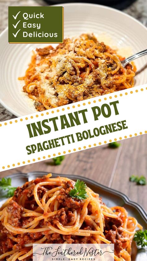 Your text is mostly clear but could be slightly improved for better readability and consistency. Here’s a revised version: Instant Pot Spaghetti Bolognese is a great weeknight recipe for when you are short on time. You can prep the Spaghetti Bolognese in about 5 minutes and let the Instant Pot do the rest of the work. Cleanup is easy since you are only using one pot, which makes this the perfect Spaghetti Bolognese Instant Pot recipe for busy weeknights. Bolognese Pasta Recipe, Easy Instant Pot Spaghetti, Beef Tomato Sauce, Pasta Bolognese Recipe, Pressure Cooker Spaghetti, Mexican Cauliflower Rice, Mexican Cauliflower, Bolognese Pasta, Instant Pot Spaghetti