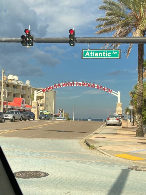 Sunny day at Daytona Beach Florida best beach Sandy sunshine surfer ocean sea America USA Coast Daytona Beach Florida Aesthetic, Daytona Beach Aesthetic, Daytona Florida, Daytona Beach Florida, Florida Travel Guide, Las Vegas Vacation, Vegas Vacation, Daytona Beach, Dream City