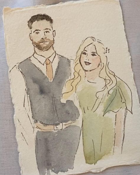 What an amazing wedding this was! ☺️✨ The guests loved watching me paint throughout the night, and it was such a special moment for me to see them happily carry off their own personal watercolour paintings 🥰🖌️🎨 They really are the perfect wedding favour! Many of of my 2024 live painting dates are already booked up! But send me a message and we can see if your date is free for me to paint at your event! 😊 Live wedding painting, live painter, wedding ideas, watercolour painting, event entert... Wedding Guests Painting, Wedding Watercolour Painting, Wedding Painting Gift, Weddings Pakistani, Live Wedding Painting Guests, Painter Wedding, Live Wedding Painting Watercolor, Wedding Guest Portrait Painting, Live Painter