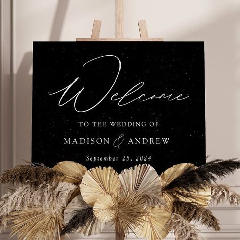 https://www.zazzle.com/elegant_white_and_blue_floral_wedding_welcome_sign-228295163561342391?rf=238159933684944344 Modern Elegance Wedding, Wedding Signs Welcome, Elegant Wedding Welcome Sign, Rehearsal Dinner Sign, Olive Green Weddings, Unplugged Wedding Sign, Handwritten Wedding, Burgundy Background, Elegance Wedding