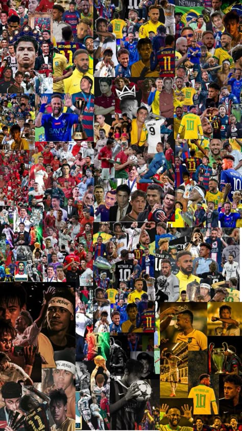 Neymar Collage, Neymar Jr 2014, Neymar Wallpaper, Trippy Aesthetic, Soccer Photography, Cr7 Ronaldo, Football Wallpaper, Neymar Jr, Cool Wallpapers