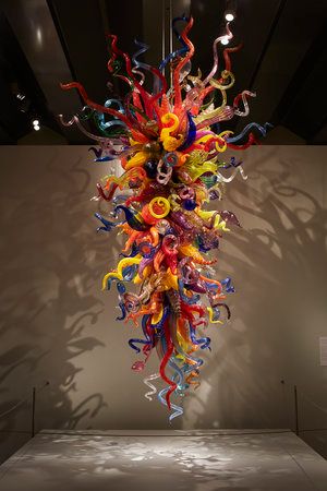 Chihuly Chandelier, Blown Glass Chandelier, Dale Chihuly, Glass Museum, Murano Chandelier, Antique Perfume Bottles, Blown Glass Art, Antique Perfume, Chihuly