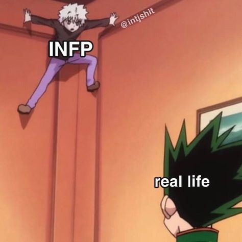 Infp Infp T Personality Anime, Infp Personality Funny, Infp T Aesthetic, Infp Personality Aesthetic, Infp Funny, Infp Anime, Infp X Entp, Infp Entp, Infp Aesthetic