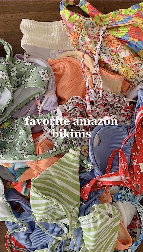 Amazon Bikinis, Summer Necessities, Summer Swimwear, Swim Suits, Amazon Women, Summer Essentials, Womens Swimwear, String Bikinis, Swimming