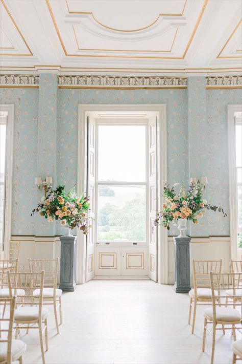 Wedding Ceremony Urns in Spring Colours by The Flower Sessions • Photography by Tara Statton Photography at Pynes House, Devon   Wedding Bouquets | Wedding Flowers | Wedding Decoration | Ceremony Floral Urns | Spring wedding flowers | Urn arrangements Flowers Wedding Decoration, Urn Arrangements, Flower Urn, Devon Wedding, Spring Colours, Bouquets Wedding, Spring Wedding Flowers, Wedding Flower Decorations, English Country House