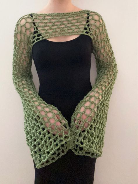 Mesh 
Mesh top
Accessory 
Accessory outfit 
Accessories 
Crochet 
DIY 
Crochet top
Crochet winter outfit 
Crochet winter clothes 
Crochet DIY 
winter outfit 
Winter clothes Crochet Shrug Outfit, Silly Crochet, Make Crop Top, Crop Top Tutorial, Gothic Crochet, Crochet Mesh Top, Crochet Shrugs, Crocheted Sweaters, Comic Reference