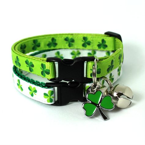 Gadgets and Gizmos A Plenty: Happy Shamrocks! Cute Collars, Pink Bakery, Lime Green Ribbon, Green Clover, Siberian Cat, Warrior Quotes, Clover Green, General Crafts, Gadgets And Gizmos