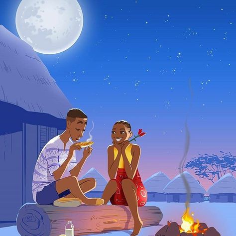 Romantic Cartoon Couple Images, Poka Arts, Cartoon Couple Images, Romantic Cartoon, Romantic Artwork, Black Couple Art, Beautiful Love Images, Cartoon Couple, Image Swag