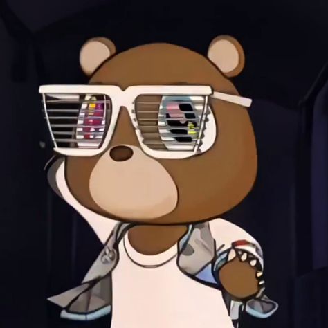 good morning! Dropout Bear Pfp, Kanye Bear Pfp, Good Morning Kanye West, Kanye Bear Wallpaper, Ye Pfp, Graduation Bear Kanye, Kanye West Pfp, Kanye Graduation Bear, Kanye Pfp