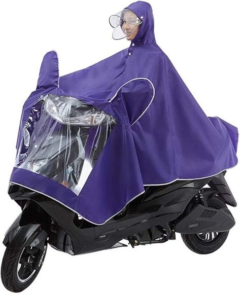 Amazon.com: JTYX Motorbike Waterproof Lengthened Poncho, Electric Mobility Scooter Motorcycle Large Rain Cape Coat, Single Person Motorcycle Anti-Fog Rainwear Cover with Mirror Slots : Automotive Rain Cape, Scooter Motorcycle, Mobility Scooter, Electric Vehicles, Cape Coat, Single Person, Rain Wear, Slots, Cape