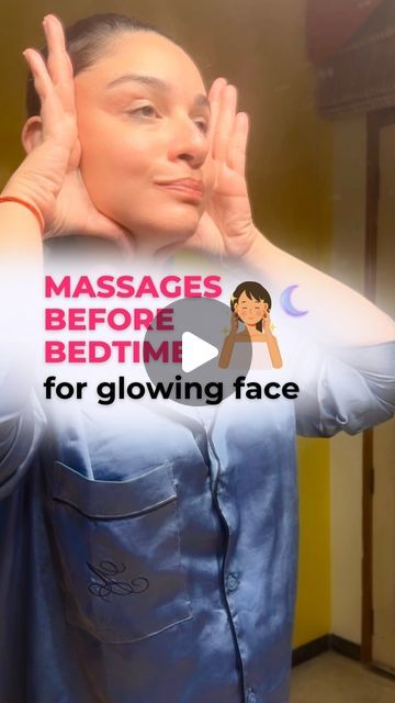 Face Yoga For Glowing Skin, Face Massage For Glowing Skin, Night Face Routine, Night Yoga, How To Reduce Pimples, Acne Dark Spots, Face Routine, Glowing Face, Night Skin Care Routine