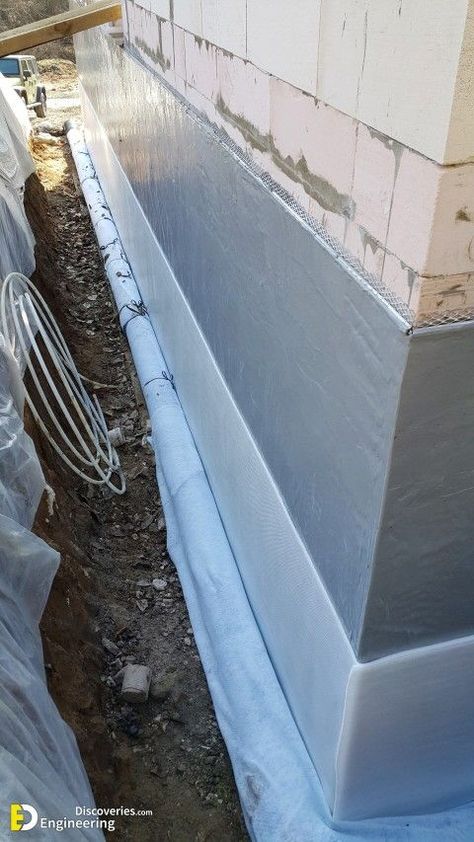 All Information You Need To Basement Waterproofing | Engineering Discoveries Waterproofing Basement Foundation, Dark Reality, Leaking Basement, Hydrangea Landscaping, Yard Drainage, Wet Basement, Living Pool, Basement Waterproofing, Building An Addition