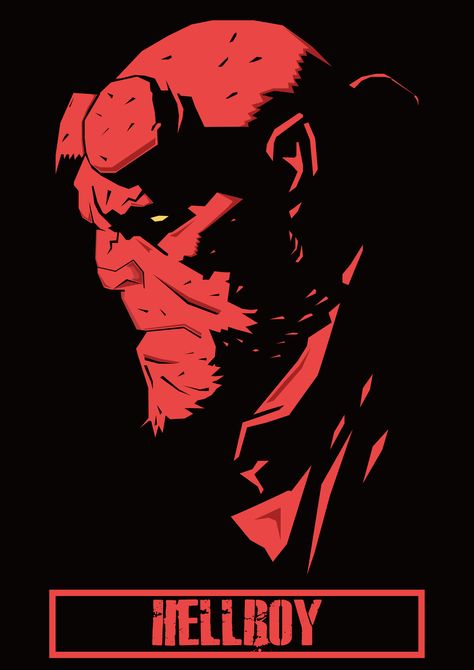 Hellboy Portrait, Hellboy Wallpaper, Ink Reference, Hellboy Movie, Hellboy Art, Mike Mignola, Indie Comic, Batman Artwork, Retro Horror