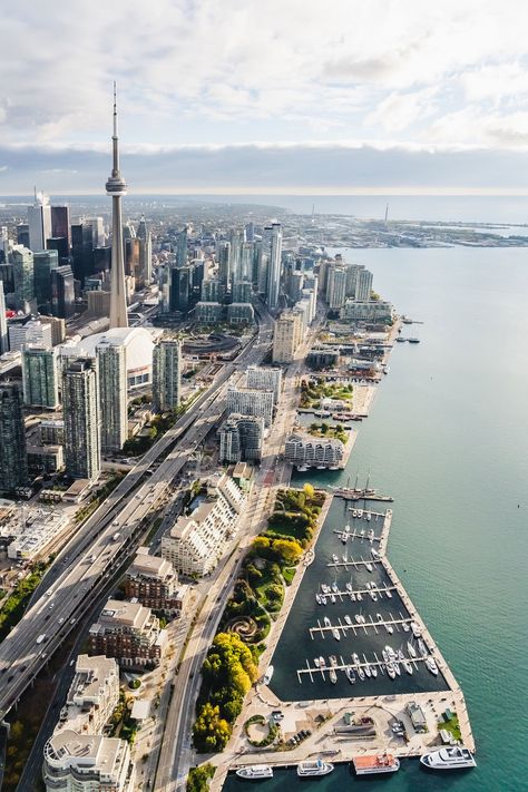 Aerial Toronto 2018 • Future Landscapes Toronto Wallpaper, Toronto Nature, Canada Wallpaper, Wallpaper Toronto, Canada City, Canada Photography, Toronto City, Toronto Travel, Canada Toronto