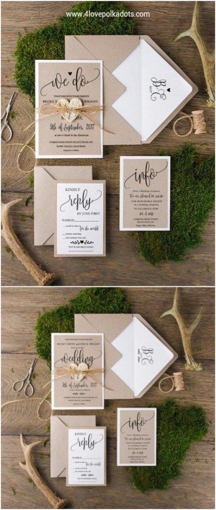 Kraft Paper Wedding, Rustic Ideas, Invite Ideas, Budget Wedding Invitations, Homemade Wedding, Invitation Suites, Handmade Wedding Invitations, Paper Wedding, Wood Wedding