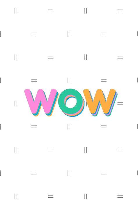 Wow colorful rounded font typography illustration | free image by rawpixel.com Wow Typography, Font Typography, Typography Illustration, Calligraphy Fonts, Download Free Images, Typography Fonts, Free Image, Royalty Free Images, Calligraphy