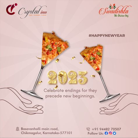 Food Christmas Creative Ads, Pizza Creative Ads Ideas, New Year Posts Social Media, Pizza Creative Post, Creative New Year Post, Pizza Creative Ads, New Year Post Design, Pizza Instagram Post, New Year Creative Ads