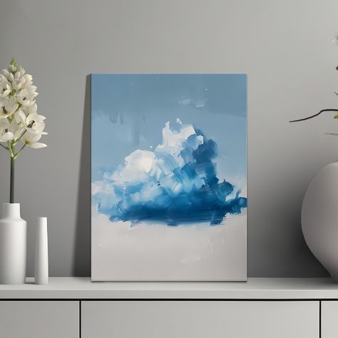 Is your home decor feeling as blue as a Monday morning? Dreaming of a calming escape that's both beautiful and eco-conscious? Introducing the Tranquil Blue Cloud Canvas Art – Matte Finish Eco-Friendly Frame! This dreamy piece isn't just wall art, it's a window to a world of fluffy white clouds and endless blue skies, perfect for creating a zen atmosphere ‍♀️ in any room. Imagine a gentle breeze carrying your worries away, replaced by the serenity of a cloud-filled sky. This captivating artw... Cloud Canvas Art, Tranquil Blue, Cloud Canvas, Cloud Art, Blue Clouds, White Clouds, Blue Skies, Monday Morning, Eco Conscious