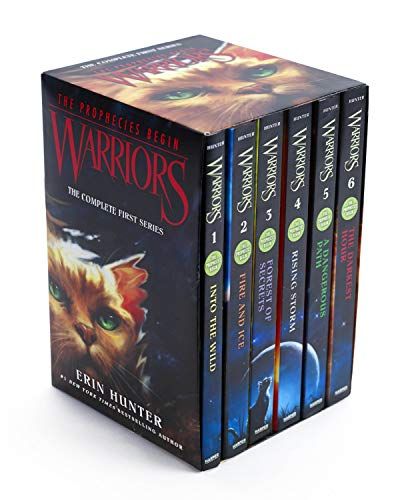 Warriors Box Set: Volumes 1 to 6: The Complete First Seri... https://smile.amazon.com/dp/0062367145/ref=cm_sw_r_pi_awdb_t1_x_x-b8DbSRV35SF Warrior Cats Books, Bravest Warriors, The Warriors, Grade Book, Cat Books, Warrior Cat, Fantasy Novels, Fire And Ice, Gifts For Readers