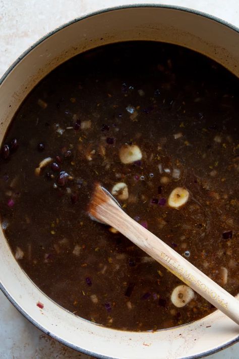 black beans cooking in a Dutch oven Cook Black Beans, Roasted Squash Soup, Grilled Cheese Croutons, Dried Black Beans, Fresh Tomato Salsa, Black Bean Soup, Cooking Black Beans, Canned Beans, Tomato Vegetable