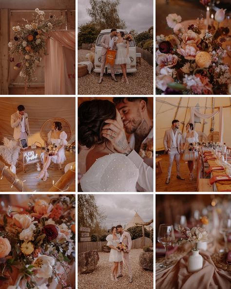 Boho wedding inspiration for the modern lovers //⁠ ⁠ ⁠ We’re taking boho weddings to the next level over on The Blog today with a gloriously romantic modern boho styled shoot courtesy of ‘The Queen of Boho Weddings’, Bryony of @bobbiwrenevents.⁠ ⁠ ⁠ Bryony’s modern boho wedding concept entitled ‘Sunset Bohemia Chic’ shone the spotlight on two focal colours - peach and pink⁠ 🍑 🩷 ⁠ The delightful duo was accentuated with shades that mirrored the magnificent skyline of a slow setting sun. Delica... Boho Wedding Aesthetic, The Modern Lovers, Modern Boho Wedding, Wedding Concept, Boho Wedding Inspiration, Wedding Aesthetic, Setting Sun, Modern Boho, Styled Shoot