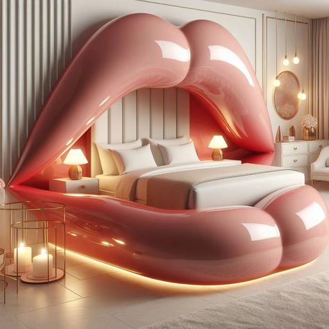 Bedroom - Trending Art Works Crazy Interior Design, Unusual Beds, Igloo House, Comfortable Bedroom Decor, Quirky Furniture, Elegant Draperies, Big Bed, Diy Pallet Bed, Cozy Fall Bedroom