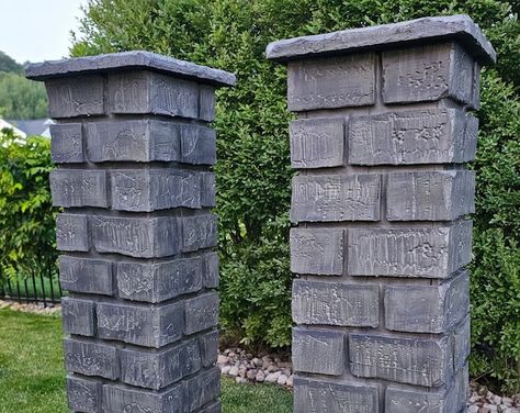 HalloweenOnAmbush - Etsy Canada 2x2 Wood, Graveyard Art, Rigid Insulation, Fireplace Fronts, Stone Pillars, Fencing & Gates, Halloween Prop, Diy Halloween Projects, Front Steps