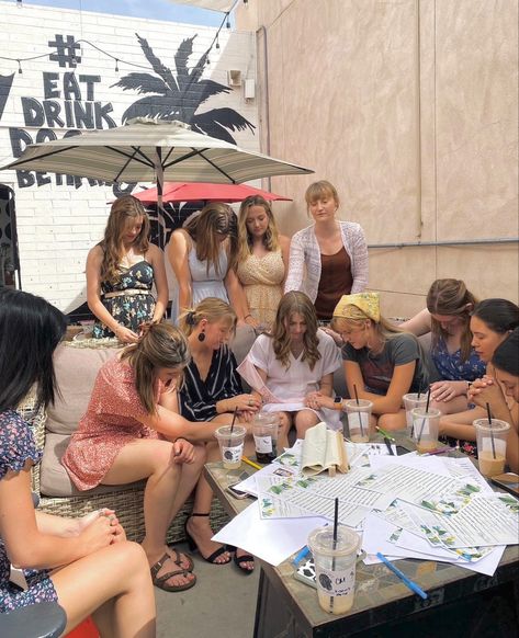 sweet friends praying over me at my bridal shower 🤍 Bridal Shower Prayer, Christian Bachelorette Party, Friends Praying, Mama Mia, Bridal Brunch, Theme Wedding, Christian Bible, Wedding Things, Savannah