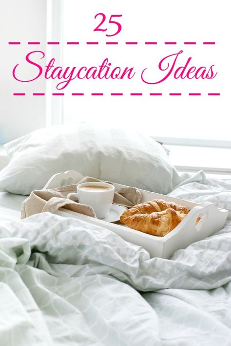 25 Staycation Ideas - Take a much needed relaxing and fun break on a budget.  These 25 family friendly Staycation Ideas will help you plan a break from life that doesn’t break the bank. Anniversary Staycation Ideas, Staycation Ideas For Singles, Staycation Ideas Family, Staycation Ideas For Couples, Hotel Staycation, Frugal Travel, Summer Staycation, Staycation Ideas, Personal Retreat