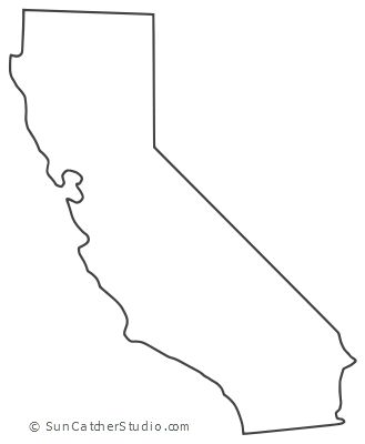 California - Map Outline, Printable State, Shape, Stencil, Pattern State Of California Outline, California Map Tattoo, California Silhouette, Chick Tattoo, California State Outline, Cali Tattoo, California Outline, Chalkboard Clipart, Macbook Screen