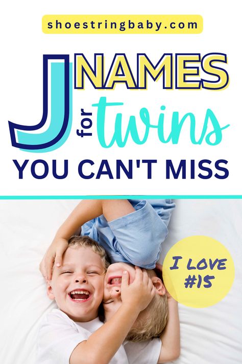 Discover the perfect J names for your twins with this great list of twin name ideas. From twin girl names starting with J, twin boy names with J, to boy and girl twin names that start with J, we have all your bases covered. Don't miss these harmonious twin name ideas - they just might have the perfect J names for your twins. #TwinNames #JNames #TwinNameIdeas #BabyNames #NameInspiration Fantasy Twin Names, Twin Name Ideas, Twin Names Black, Unique Twin Names, Boy Names That Begin With J, Twins Names Boy And Girl, Girl Names With J, J Baby Names, Boy Names With J