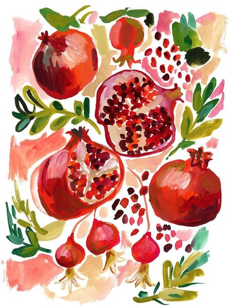 Gouache Illustrations, Gouache Art, Arte Sketchbook, Arte Inspo, Food Home, Art Inspiration Painting, Painting Inspo, Painting Art Projects, Gouache Painting